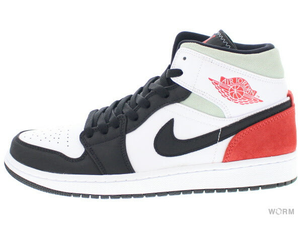 AIR JORDAN 1 MID SE 852542-100 white/track red-black-igloo Air Jordan