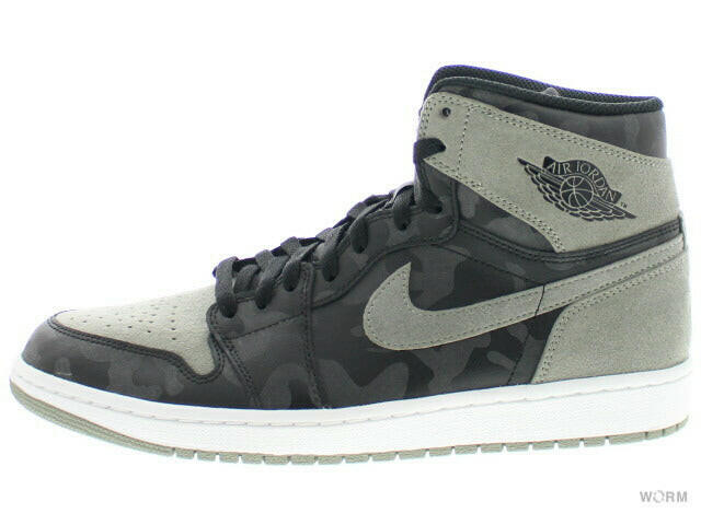 AIR JORDAN 1 RETRO HIGH PREM aa3993-034 black/black-dark stucco-white