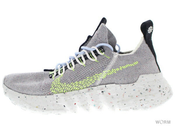 NIKE SPACE HIPPIE 01 cq3986-002 grey/volt glow-photon dust Nike Space