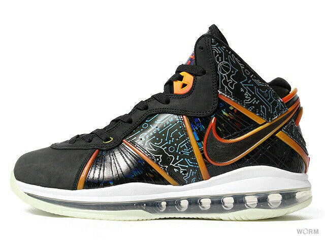 NIKE LEBRON VIII QS db1732-001 black/black-white-multi-color Nike LeBr