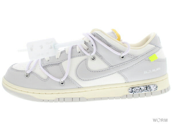 26.5cm NIKE DUNK LOW / OW DM1602-123 sail/neutral grey-white Nike Dunk