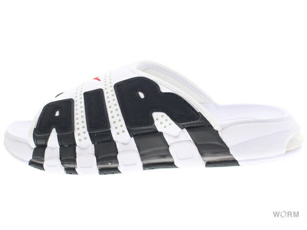 NIKE AIR MORE UPTEMPO SLIDE fb7818-100 white/varsity red-black Nike Ai