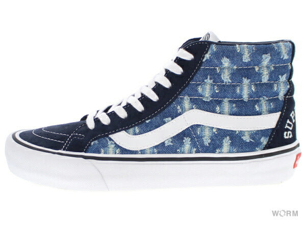 VANS SK8-HI REISSUE PR vn0a38z32dd (supreme)blue denim Vans Skate High