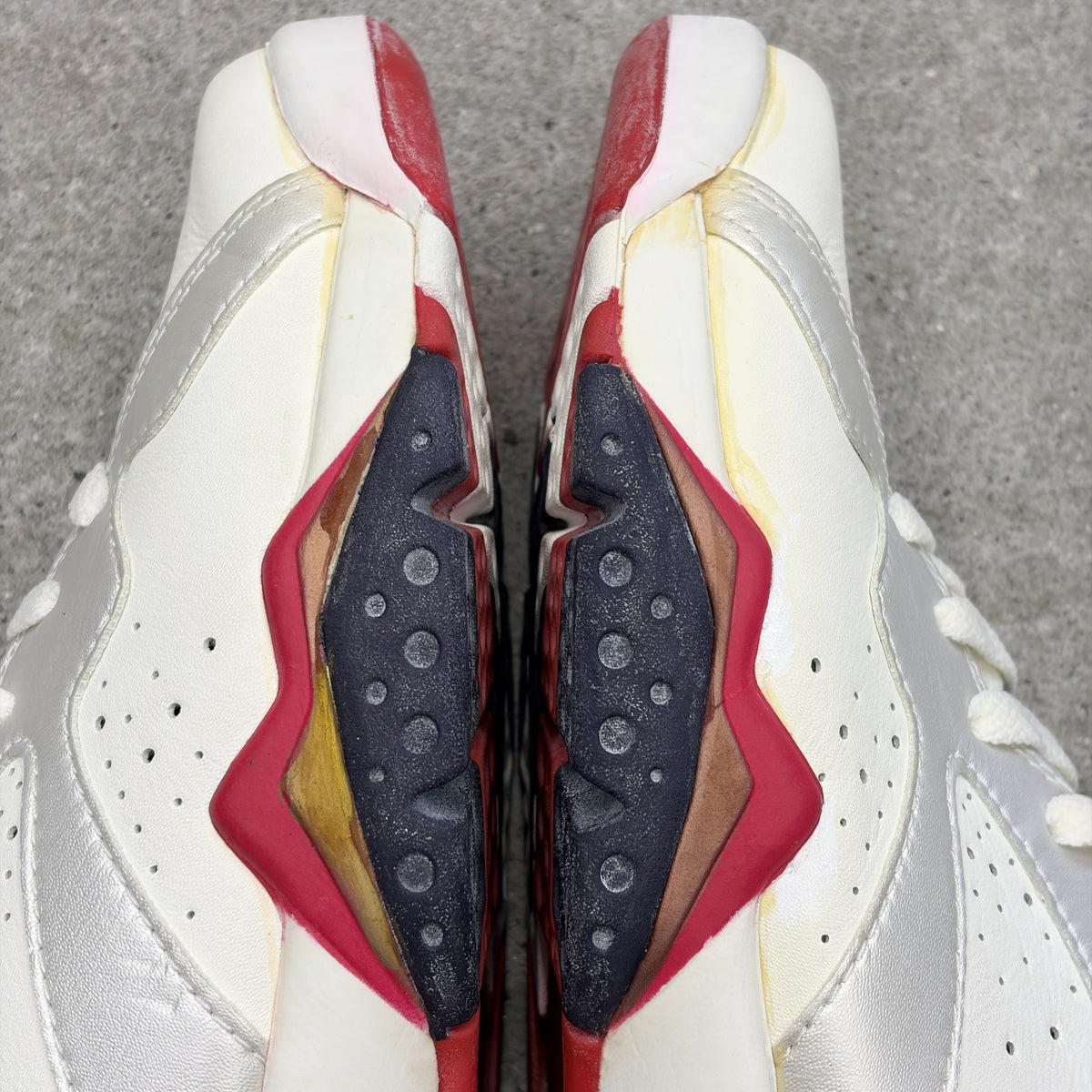 【US8】 AIR JORDAN 7 OG 1992 BARCELONA OLYMPIC 130157-110 【DS】