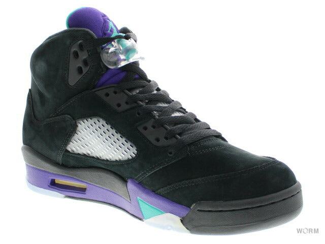 【US10】 AIR JORDAN 5 RETRO BLACK GRAPE 136027-007 【DS】-WORM TOKYO-WORM TOKYO WEB STORE-100% Authentic Sneakers