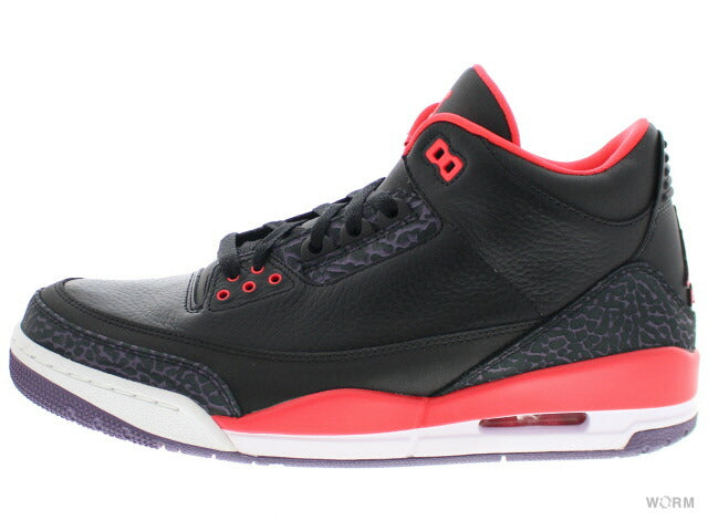 【US10.5】 AIR JORDAN 3 RETRO CRIMSON 136064-005 【DS】