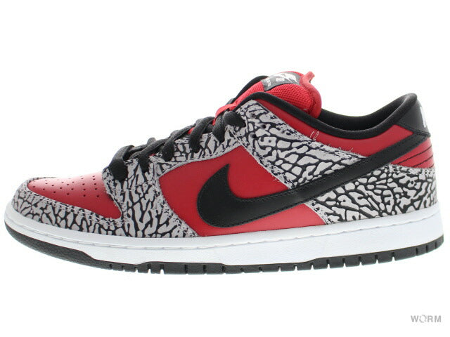 【US10】 NIKE SB DUNK LOW PREMIUM SUPREME RED CEMENT 313170-600 【DS】