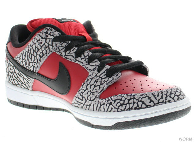【US10】 NIKE SB DUNK LOW PREMIUM SUPREME RED CEMENT 313170-600 【DS】