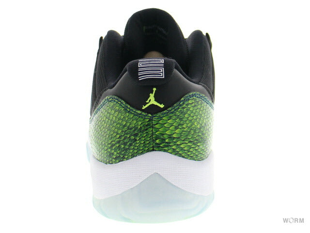 [US8] AIR JORDAN 11 RETRO LOW GREEN SNAKESKIN 528895-033 [DS]