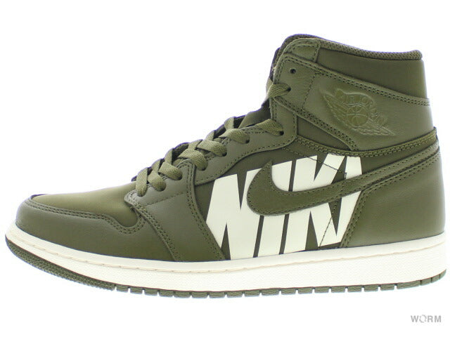 【US11】 AIR JORDAN 1 RETRO HIGH OG OLIVE CANVAS 555088-300 【DS】