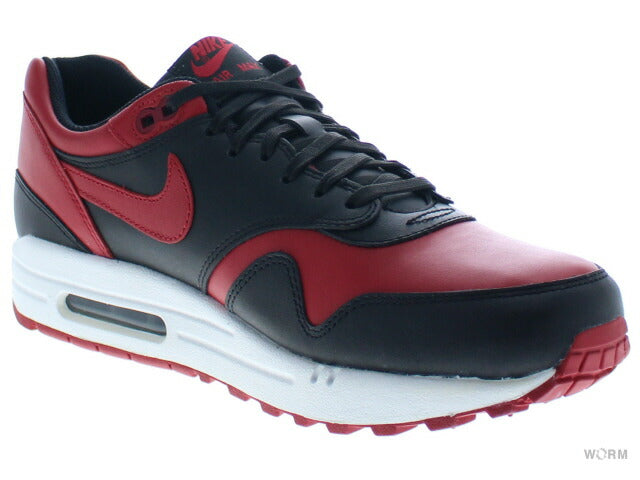 Nike air max 1 premium black and red online