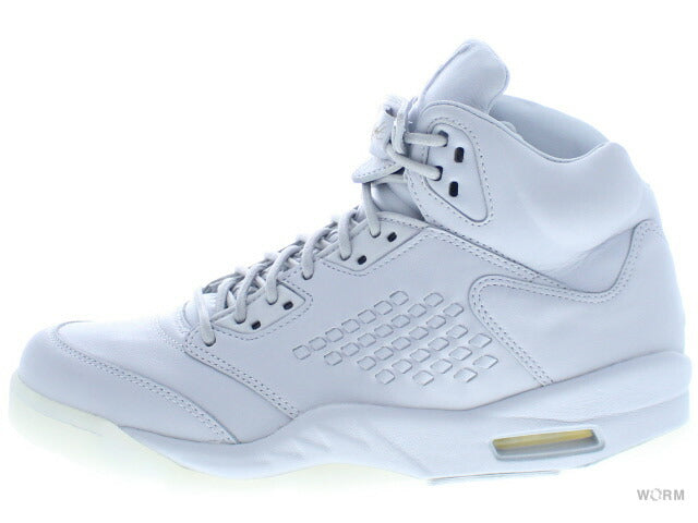 【US12】 AIR JORDAN 5 RETRO PREM "PURE PLATINUM" 881432-003 【DS】