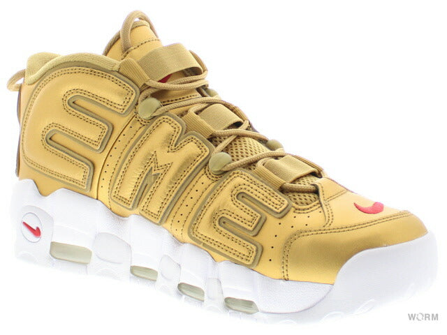 [US11] NIKE AIR MORE UPTEMPO SUPREME GOLD 902290-700 [DS]