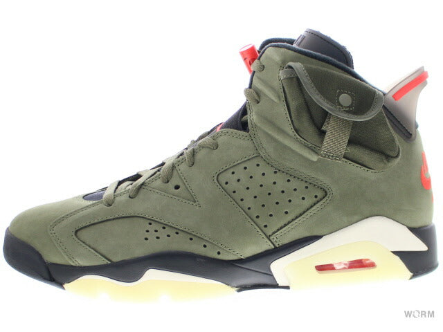 【US10】 AIR JORDAN 6 RETRO SP TRAVIS SCOTT CN1084-200 【DS】