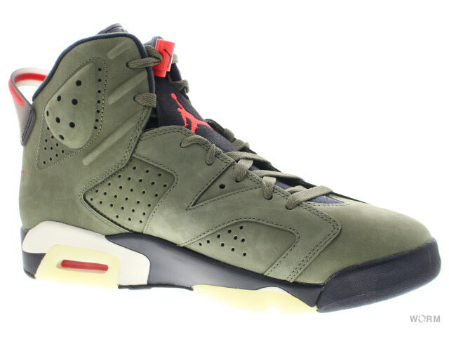 【US10】 AIR JORDAN 6 RETRO SP TRAVIS SCOTT CN1084-200 【DS】