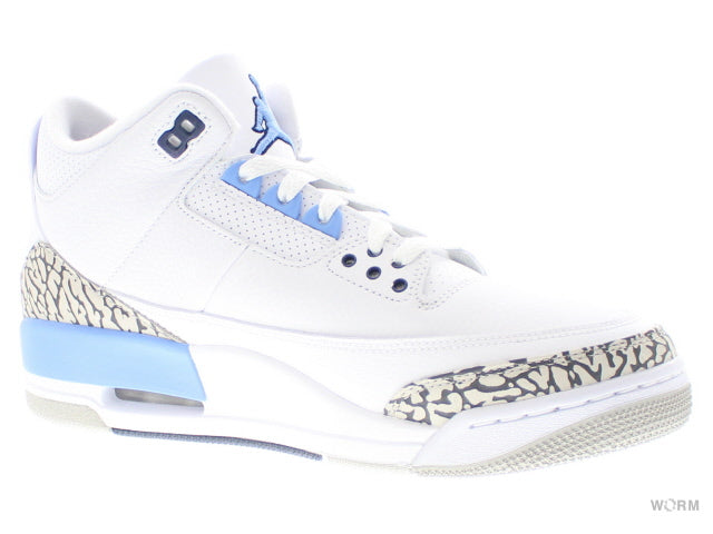 【US8.5】 AIR JORDAN 3 RETRO UNC CT8532-104 【DS】