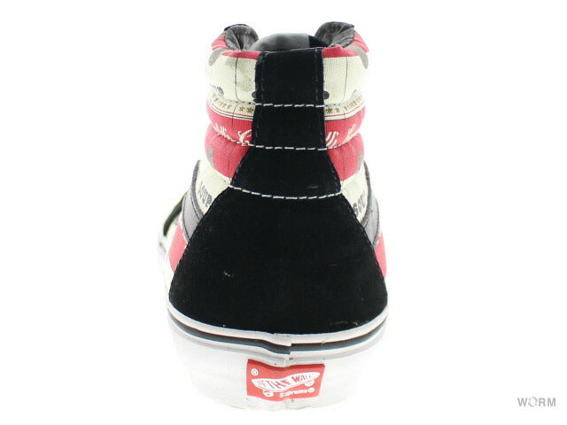 US12】 VANS SK8 HI PRO SUPREME CAMPBELLS SOUP VN-099N6VL 【DS