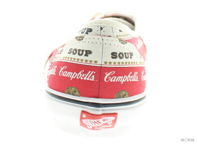 US12】 VANS AUTHENTIC PRO SUPREME CAMPBELLS SOUP VN-0Q0D6VL 【DS