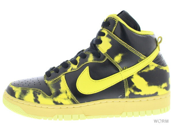 【US10】 NIKE DUNK HI 1985 SP Yellow Acid Wash DD9404-001 【DS】