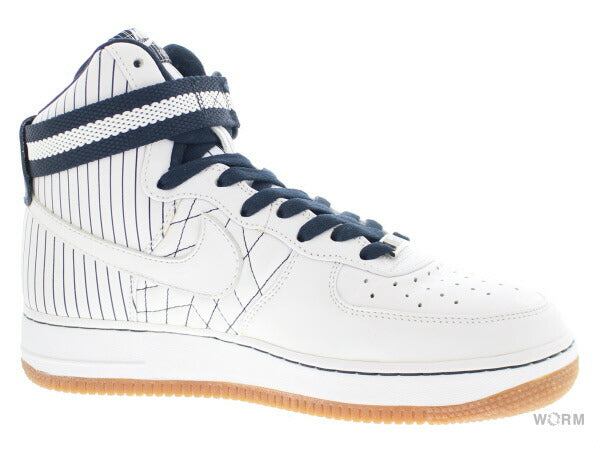 【US8】 NIKE AIR FORCE 1 HIGH PREMIUM Yankees 332490-111 【DS】