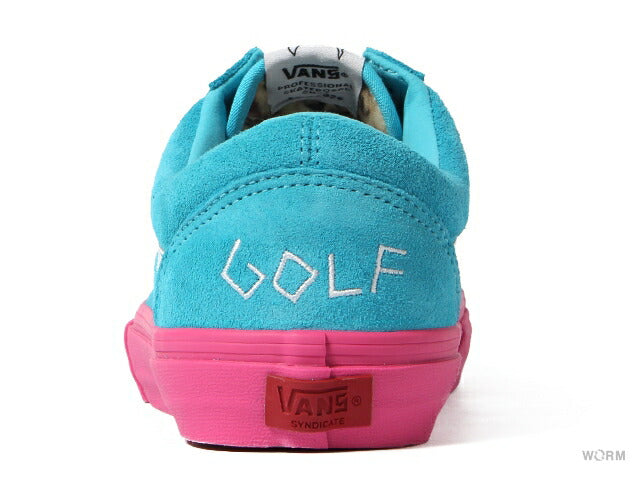Vans Golf Wang Blue Pink US8】 VANS OLD SKOOL PRO S GOLF WANG BLUE