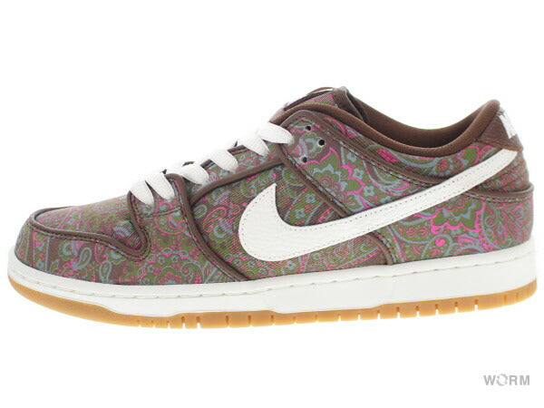 【US9】 NIKE SB DUNK LOW PRO PRM Brown Paisley DH7534-200 【DS】