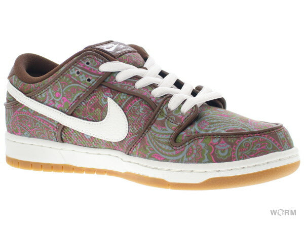 【US9】 NIKE SB DUNK LOW PRO PRM Brown Paisley DH7534-200 【DS】