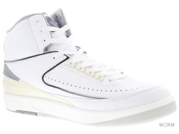 【US12】 AIR JORDAN 2 RETRO White and Cement Grey DR8884-100 【DS】