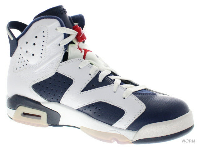 【US9.5】 AIR JORDAN 6 RETRO OLYMPIC 384664-130 【DS】