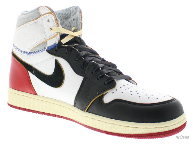 【US9】 AIR JORDAN 1 RETRO HI NRG / UN UNION BLACK TOE BV1300-106 【DS】