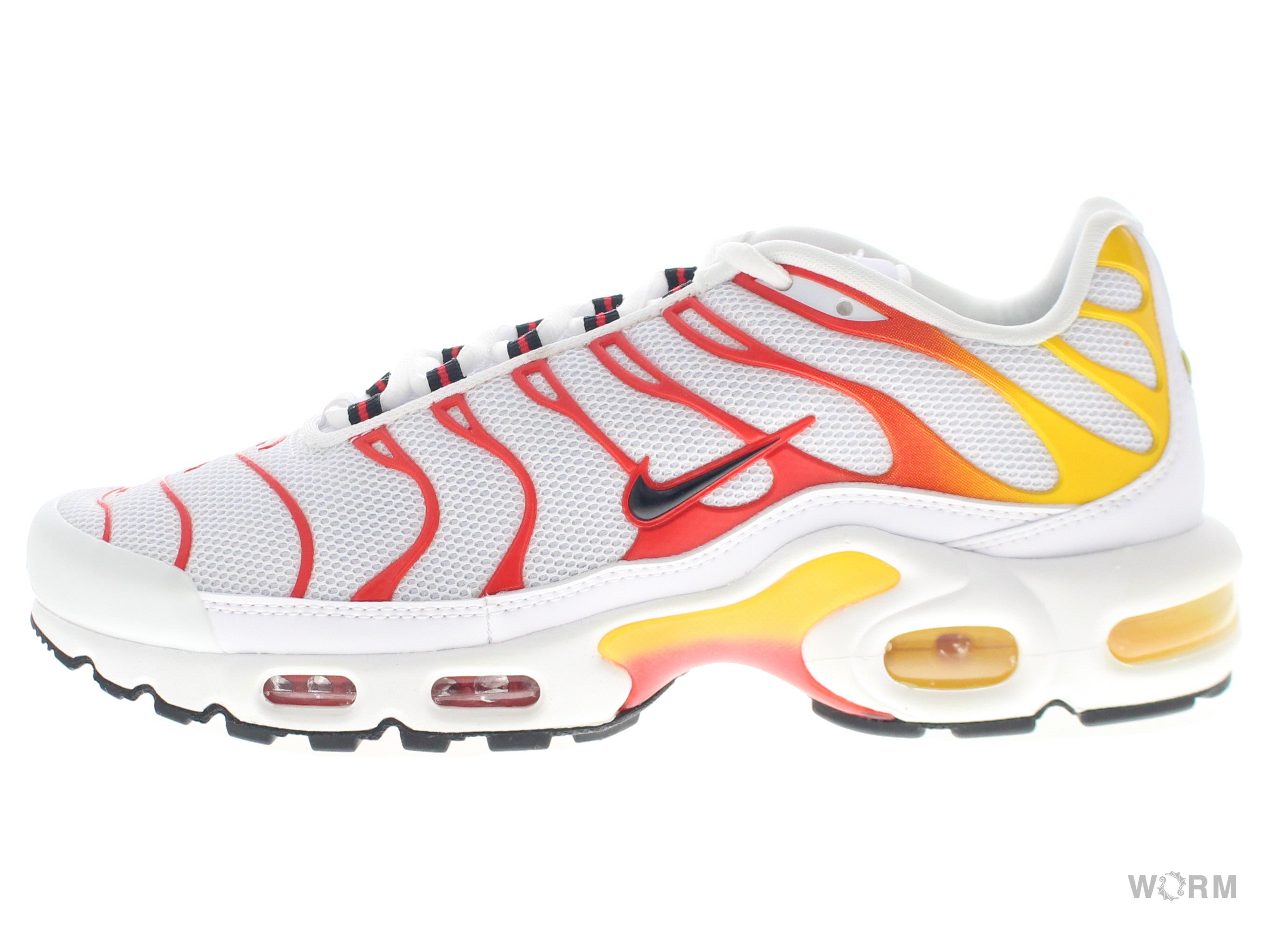 Nike air max plus tn white and orange online