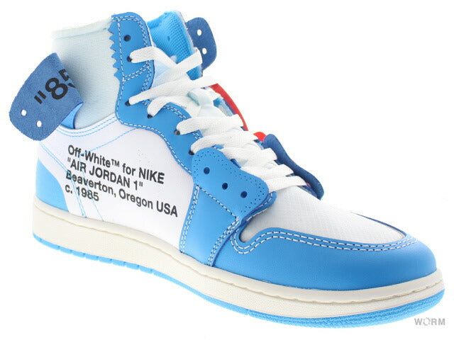 【US10.5】 NIKE AIR JORDAN 1 X OFF WHITE NRG UNC AQ0818-148 【DS】