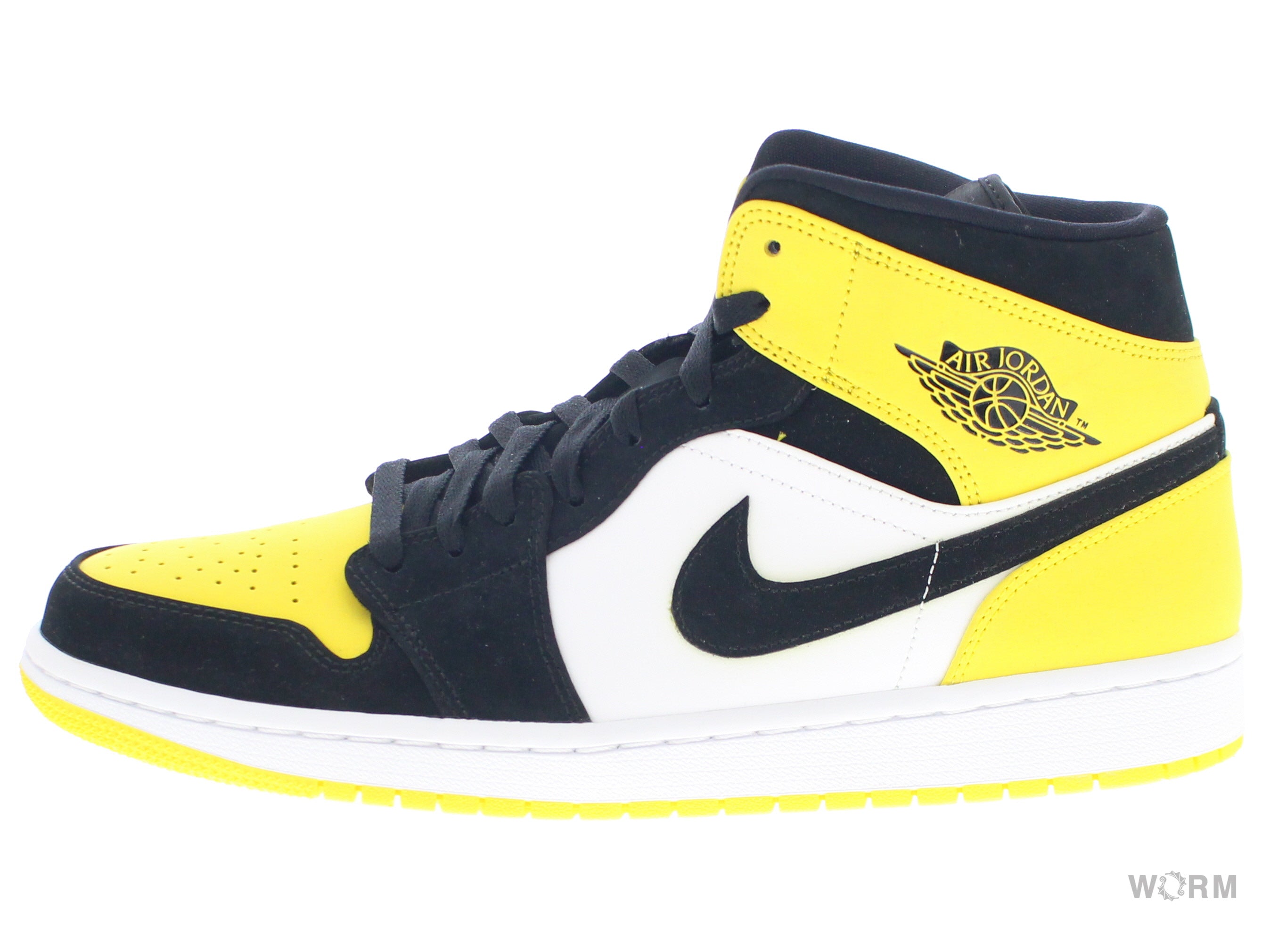 【US11】 AIR JORDAN 1 MID SE Yellow Toe Black 852542-071 【DS】-WORM TOKYO-WORM TOKYO WEB STORE-100% Authentic Sneakers