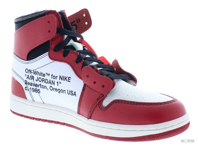 【US9.5】 THE 10 : AIR JORDAN 1 OFF-WHITE CHICAGO AA3834-101 【DS】