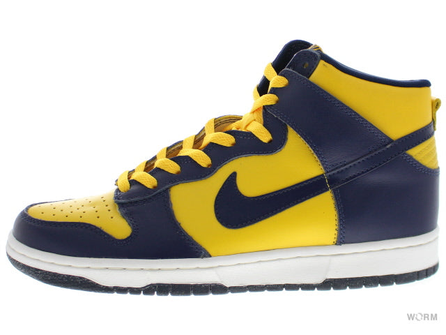 【US8】 NIKE DUNK HIGH LE MICHIGAN 630335-471 【DS】