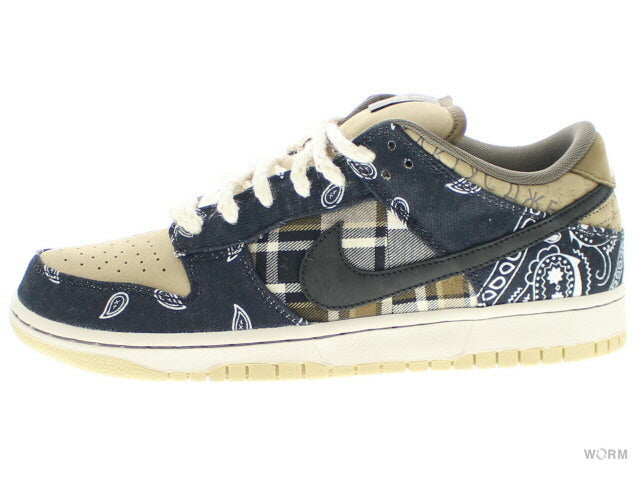 【US9.5】 NIKE SB SB DUNK LOW PRM QS TRAVIS SCOTT CT5053-001 【DS】