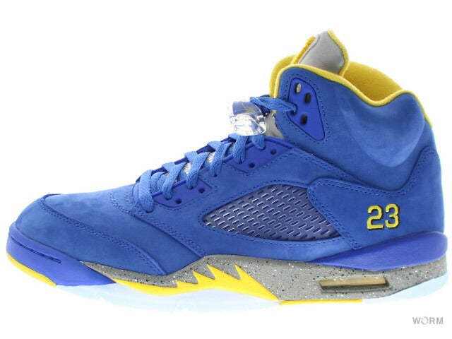 【US8.5】 AIR JORDAN 5 RETRO JSP Laney Varsity Royal CD2720-400 【DS】
