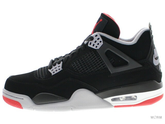 【US9】 AIR JORDAN 4 RETRO BRED 308497-060 【DS】