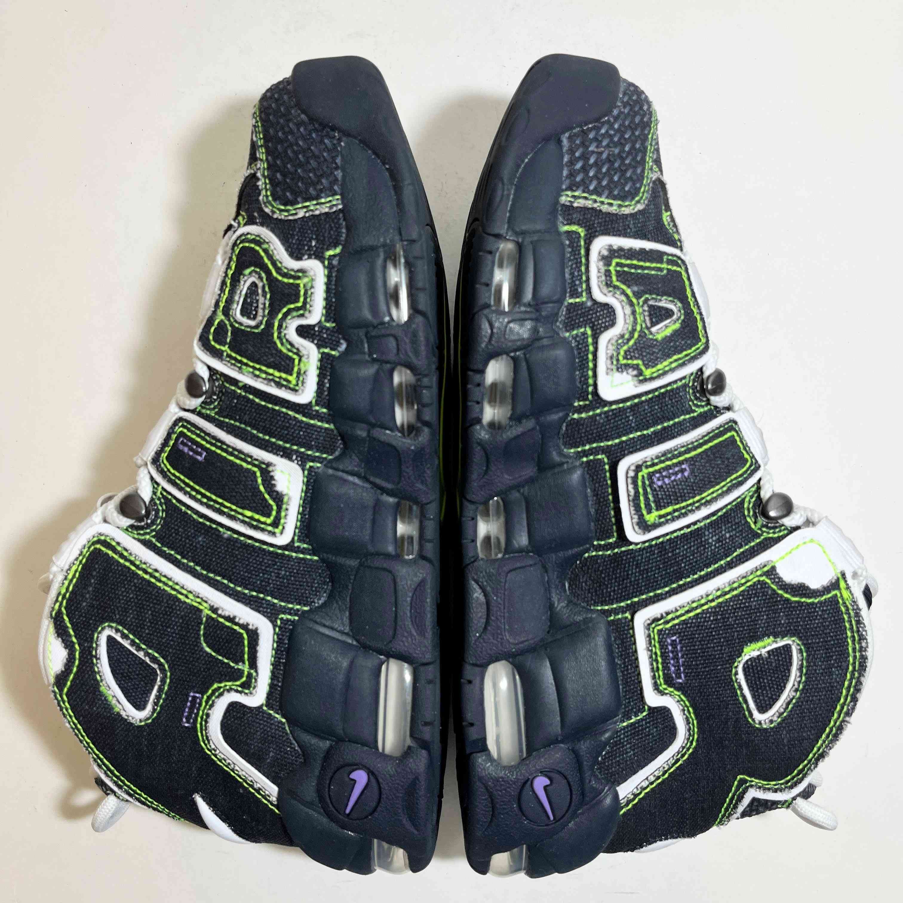 【US11.5】 NIKE SWDC W AIR MORE UPTEMPO SERENA WILLIAMS DX4219-400 【USED】