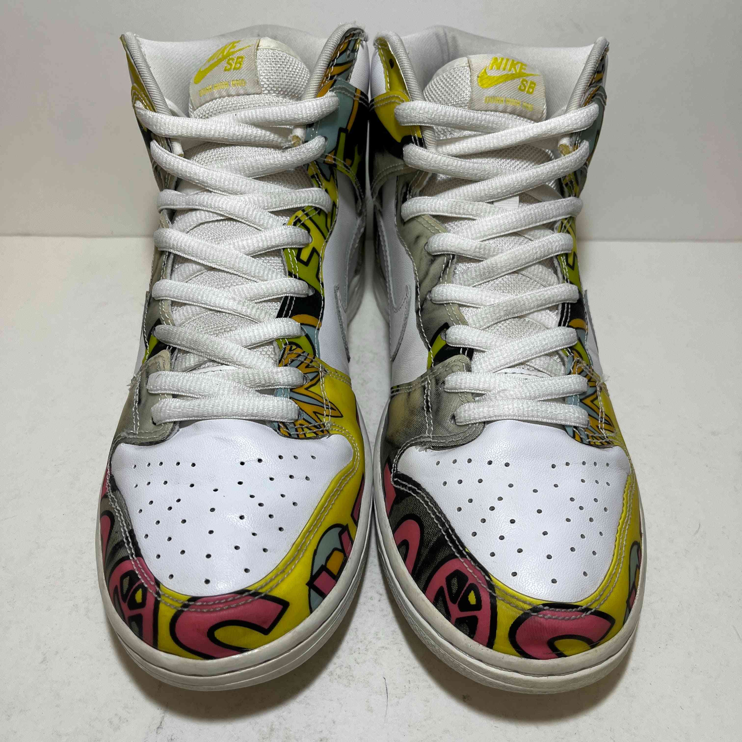 【US10】 NIKE SB DUNK HIGH PRM DLS SB QS DE LA SOUL 748751-177 【USED】 箱無