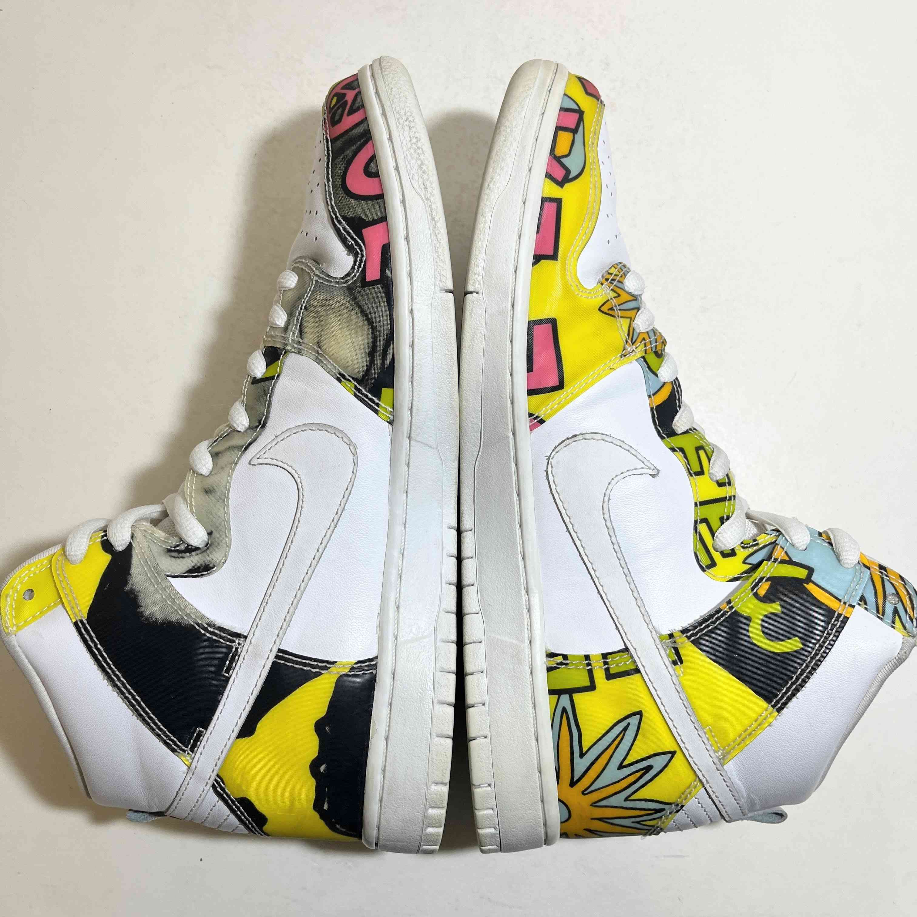 【US10】 NIKE SB DUNK HIGH PRM DLS SB QS DE LA SOUL 748751-177 【USED】 箱無