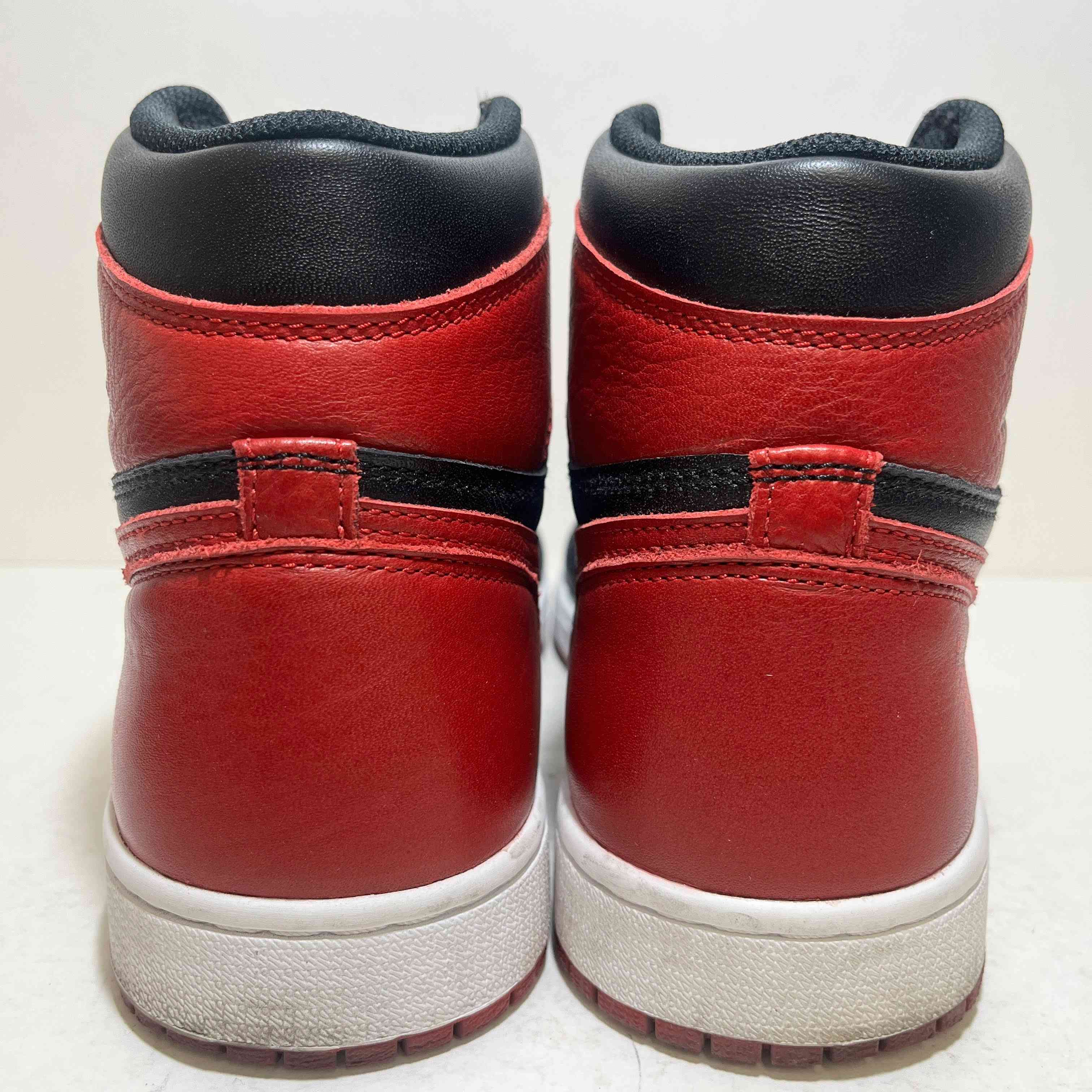 【US8.5】 AIR JORDAN 1 RETRO HIGH OG Bred Banned 555088-001 【USED】