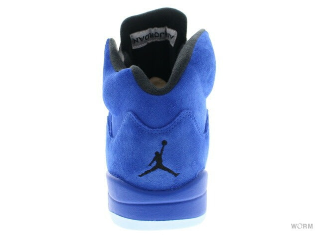 【US8.5】 AIR JORDAN 5 RETRO Blue Suede 136027-401 【DS】