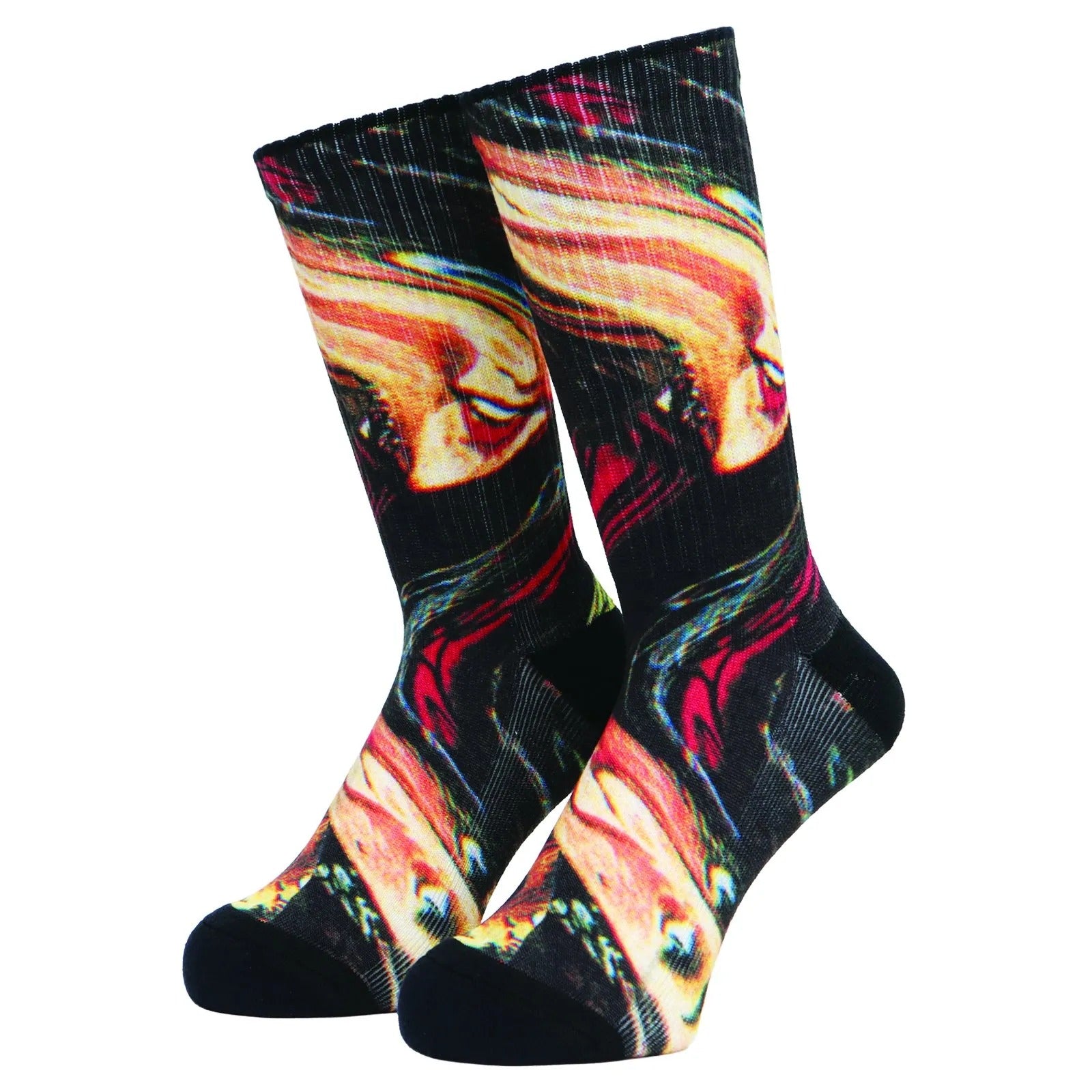 Whimsy PRINTED COLLAGE SOCKS 1