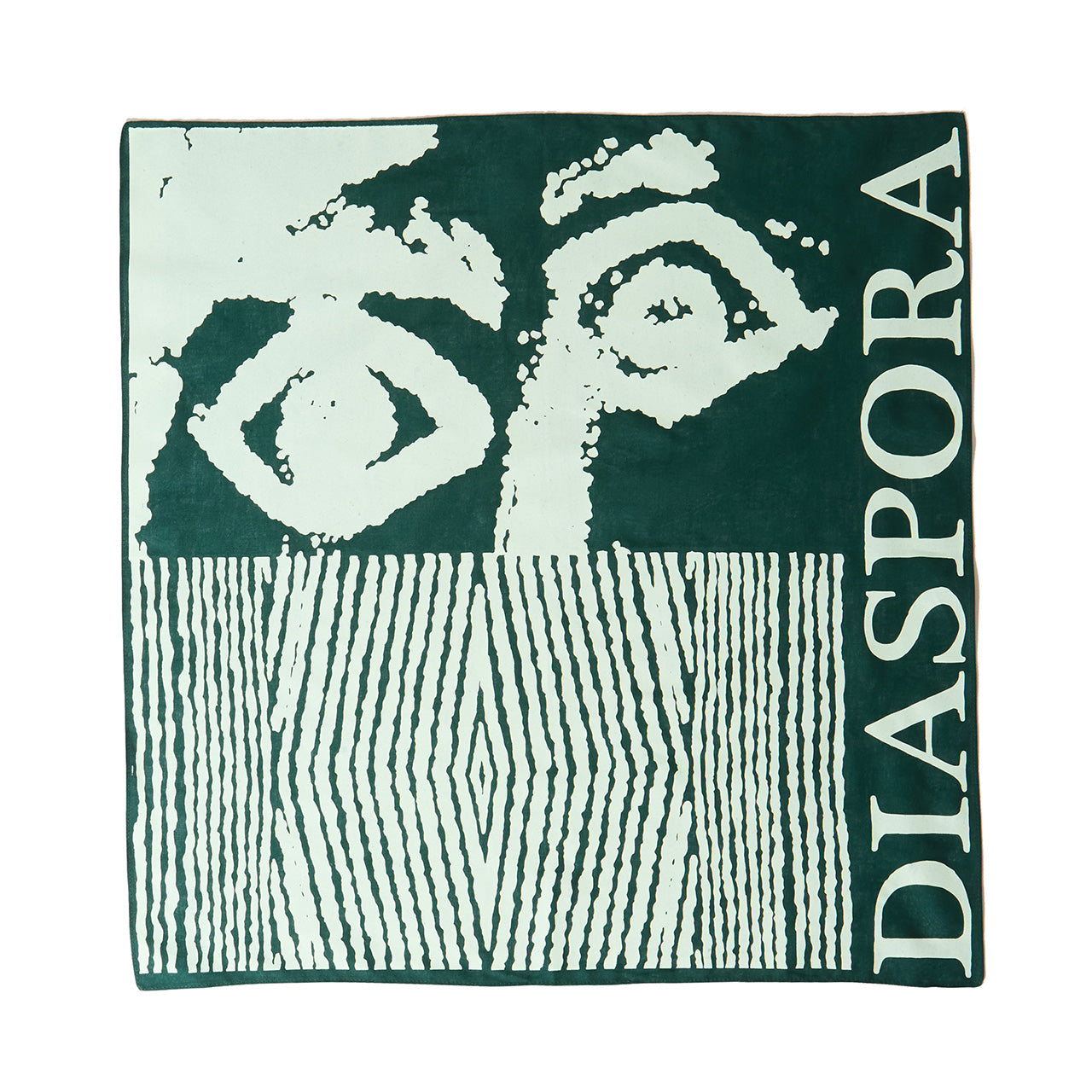 Diaspora skateboards All Eyes On Me Bandana Green | WORM