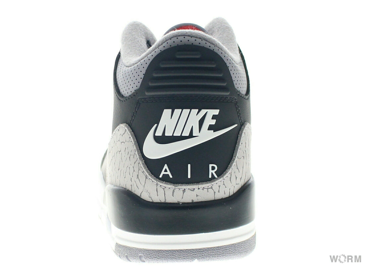 【US10】 AIR JORDAN 3 RETRO BLACK CEMENT 2024 DN3707-010  【DS】
