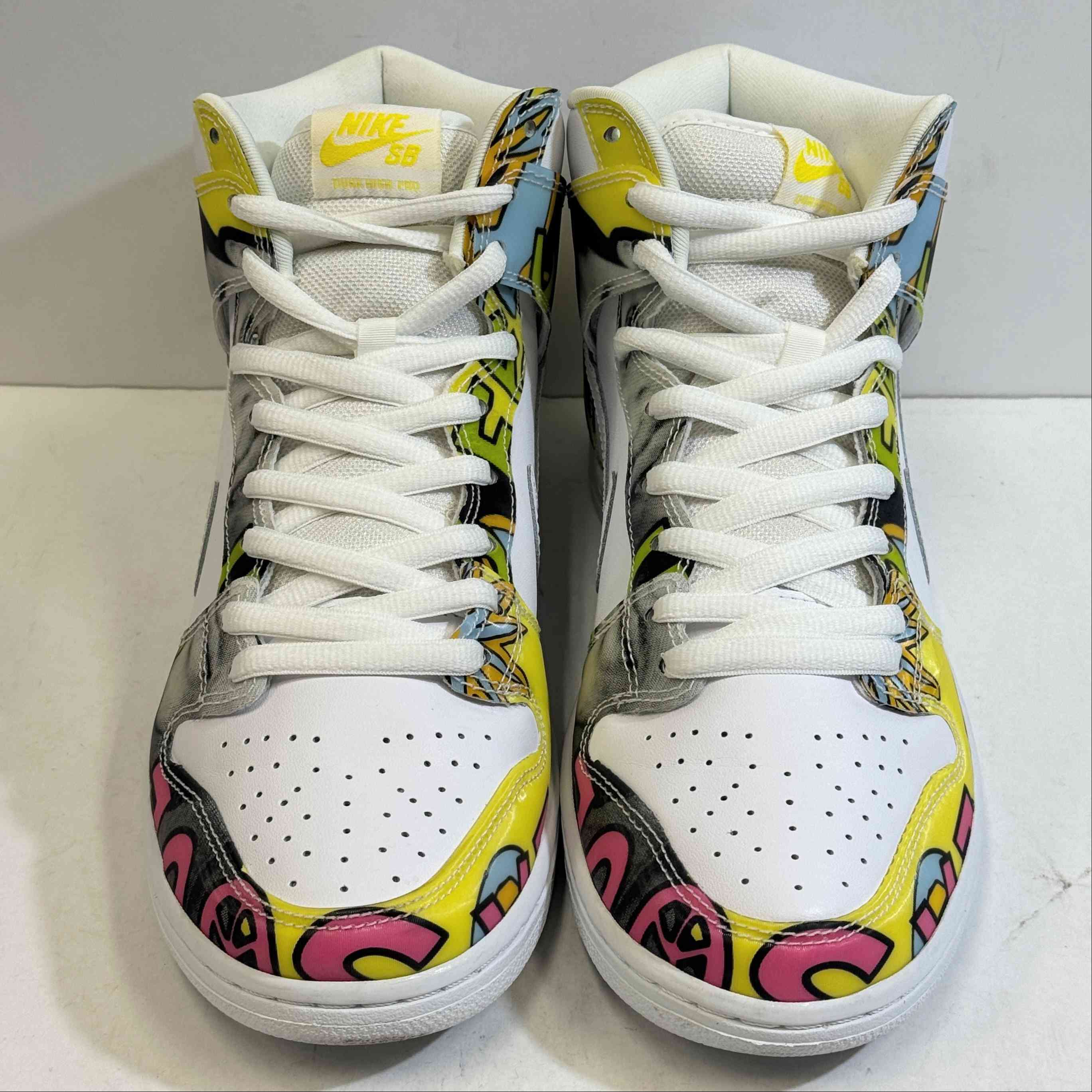【US9.5】 NIKE SB DUNK HIGH PRM DLS SB QS DE LA SOUL 748751-177 【USED】