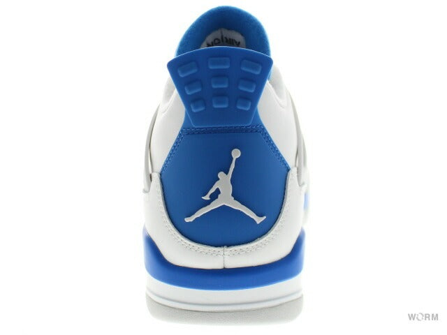 【US9】 AIR JORDAN 4 RETRO Military Blue 308497-105 【DS】