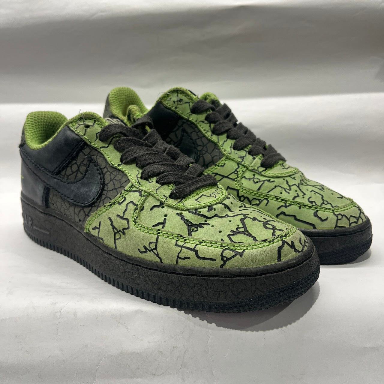 【US9】 NIKE AIR FORCE 1 03 HUF QUAKE 315206-301 【USED】