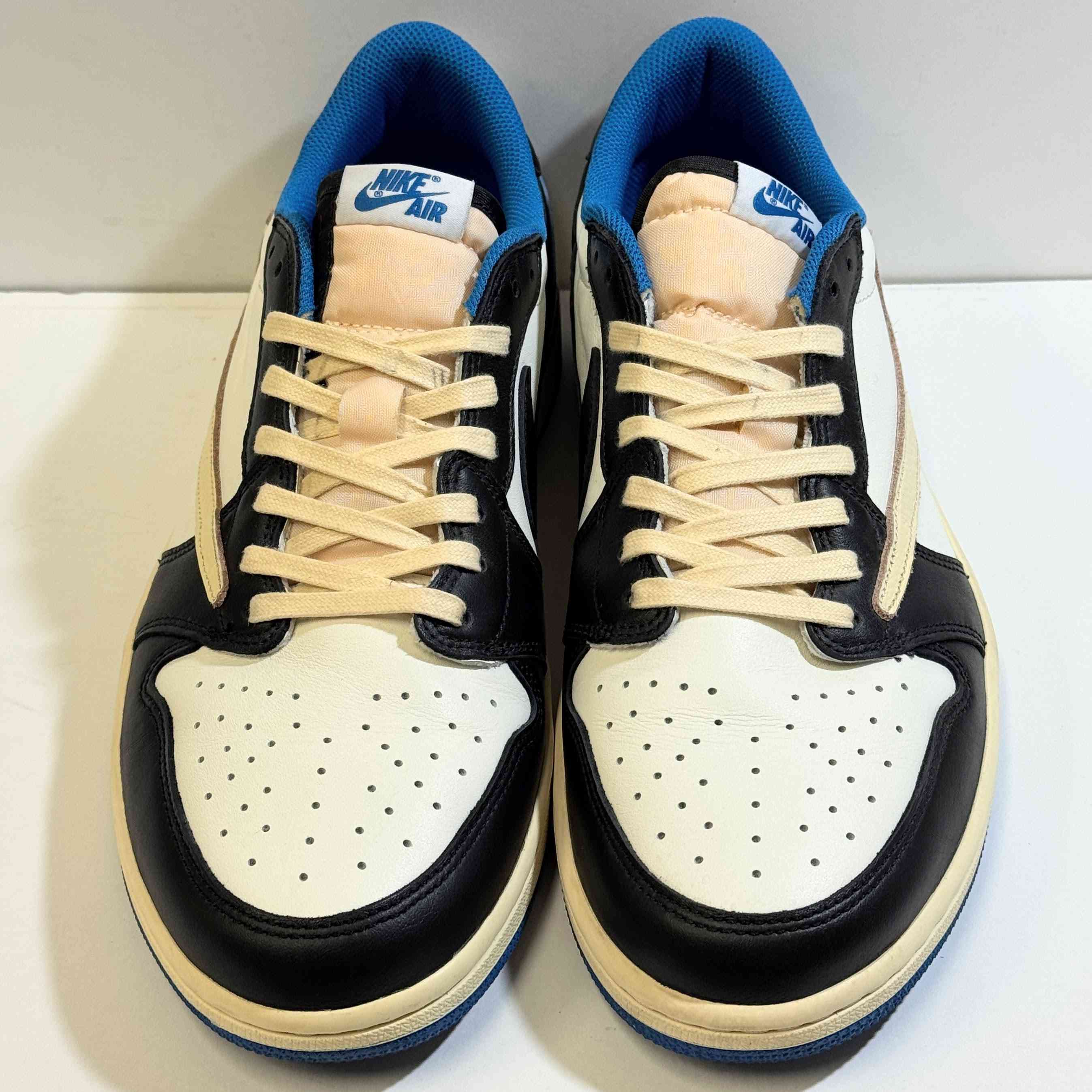 【US12】 AIR JORDAN 1 LOW OG SP TRAVIS SCOTT/FRAGMENT DM7866-140 【USED】
